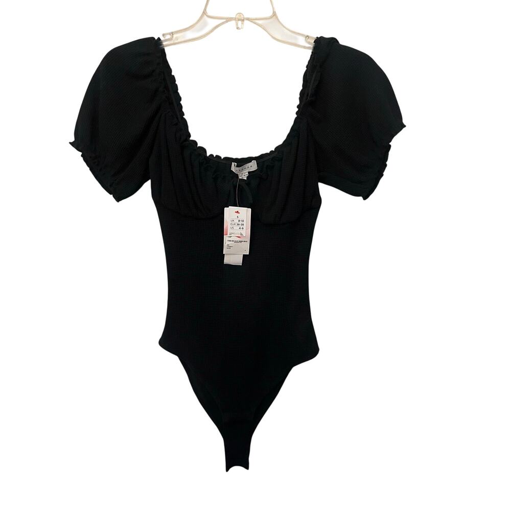 New TopShop Black Body Suit Size Small